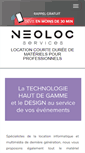 Mobile Screenshot of neoloc-services.fr